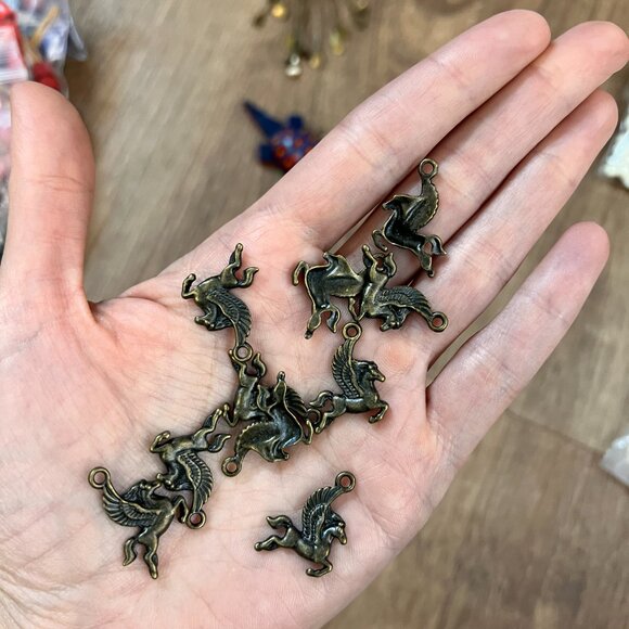 Bead Jewelry Making Craft Lot- Stone, Glass, Metal Peruvian Necklace - Picture 9 of 16